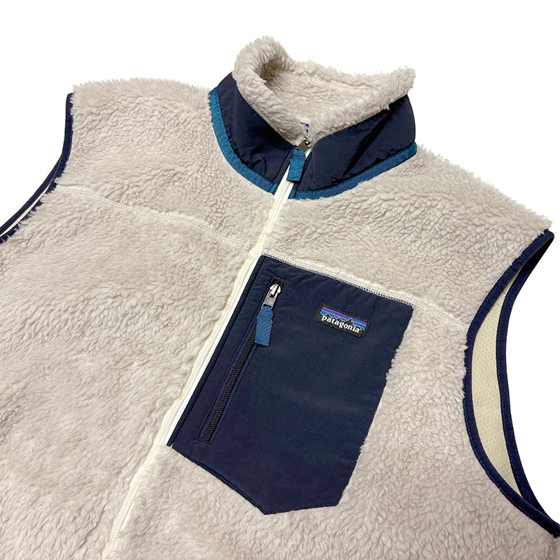 patagonia �ѥ����˥���Mens Classic Retro-X Vest ��� ���饷�å� ��ȥ�X �٥��ȡ�col:NATURAL��size:XXL���ե꡼���٥��ȡ���USED �桼���ɡۡ���šۡ�Ź�޻����Բġۡ�