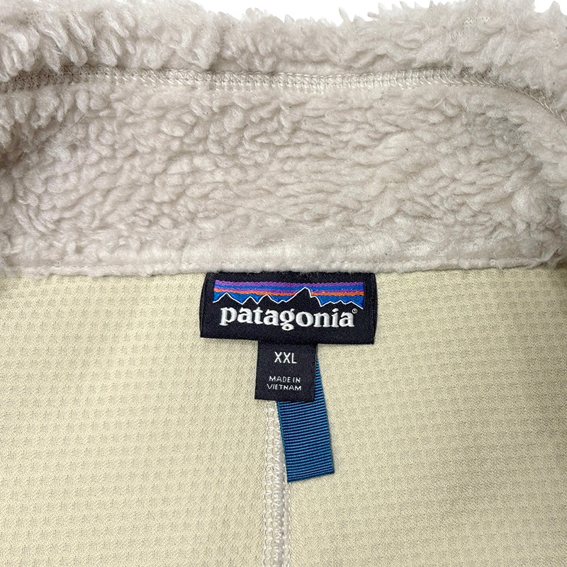 patagonia �ѥ����˥���Mens Classic Retro-X Vest ��� ���饷�å� ��ȥ�X �٥��ȡ�col:NATURAL��size:XXL���ե꡼���٥��ȡ���USED �桼���ɡۡ���šۡ�Ź�޻����Բġۡ�