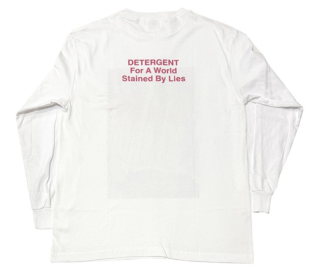 PORKCHOP GARAGE SUPPLY �ݡ�������å� ���졼�����ץ饤��DETERGENT L/S TEE�� �ǥ�����������ȡ����󥰥��꡼�� T����ġ�ĹµT����ġ�����T��3��(BLACK/WHITE/MINT GREEN)��2026AW