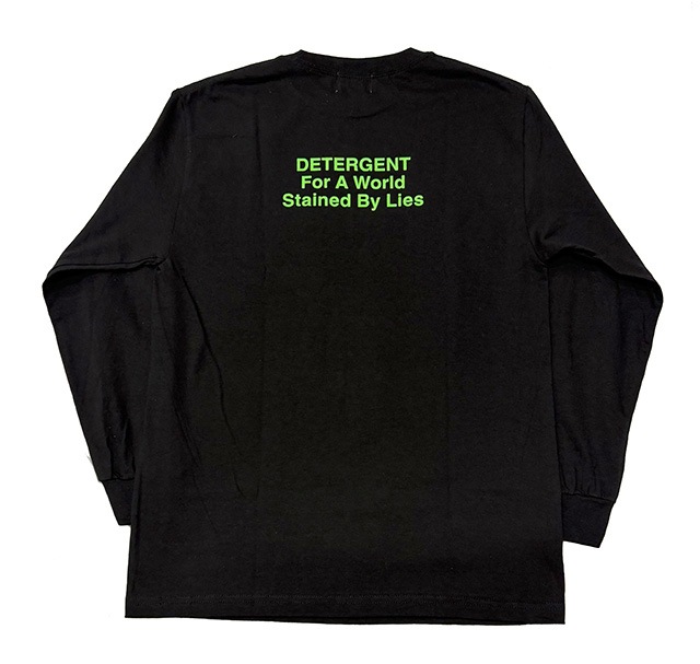 PORKCHOP GARAGE SUPPLY �ݡ�������å� ���졼�����ץ饤��DETERGENT L/S TEE�� �ǥ�����������ȡ����󥰥��꡼�� T����ġ�ĹµT����ġ�����T��3��(BLACK/WHITE/MINT GREEN)��2026AW