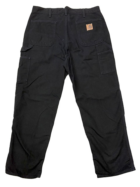 Carhartt �����ϡ��ȡ�Single Knee Painter Pants ���󥰥�ˡ� �ڥ��󥿡��ѥ�ġ�col.BLACK��size:W38��12oz�����å����ϡ�COTTON100%����USED �桼���ɡۡ���šۡ�Ź�޻����Բġ�