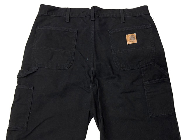 Carhartt �����ϡ��ȡ�Single Knee Painter Pants ���󥰥�ˡ� �ڥ��󥿡��ѥ�ġ�col.BLACK��size:W38��12oz�����å����ϡ�COTTON100%����USED �桼���ɡۡ���šۡ�Ź�޻����Բġ�