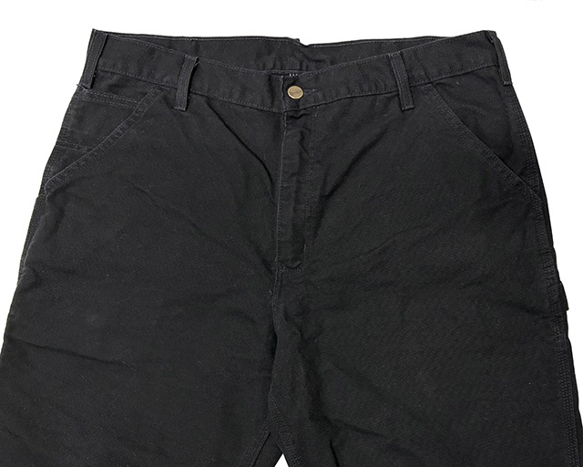 Carhartt �����ϡ��ȡ�Single Knee Painter Pants ���󥰥�ˡ� �ڥ��󥿡��ѥ�ġ�col.BLACK��size:W38��12oz�����å����ϡ�COTTON100%����USED �桼���ɡۡ���šۡ�Ź�޻����Բġ�