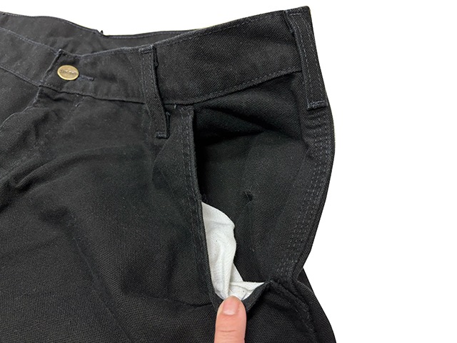 Carhartt �����ϡ��ȡ�Single Knee Painter Pants ���󥰥�ˡ� �ڥ��󥿡��ѥ�ġ�col.BLACK��size:W38��12oz�����å����ϡ�COTTON100%����USED �桼���ɡۡ���šۡ�Ź�޻����Բġ�
