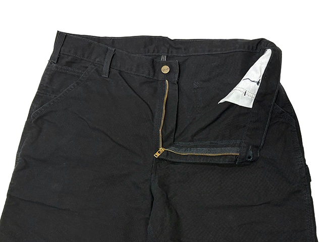 Carhartt �����ϡ��ȡ�Single Knee Painter Pants ���󥰥�ˡ� �ڥ��󥿡��ѥ�ġ�col.BLACK��size:W38��12oz�����å����ϡ�COTTON100%����USED �桼���ɡۡ���šۡ�Ź�޻����Բġ�