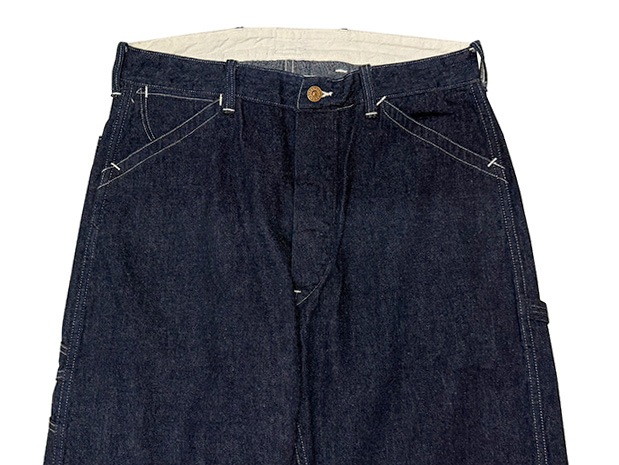 John Gluckow ����󥰥�å�����Lot JG-12 late 30s to early 40s Ironworkers Trousers ONE WASH�������������������ȥ饦��������INDIGO ����ǥ�����WAREHOUSE �������ϥ���