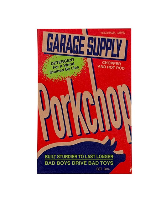 PORKCHOP GARAGE SUPPLY �ݡ�������å� ���졼�����ץ饤��DETERGENT STICKER �ǥ������������ ���ƥå���
