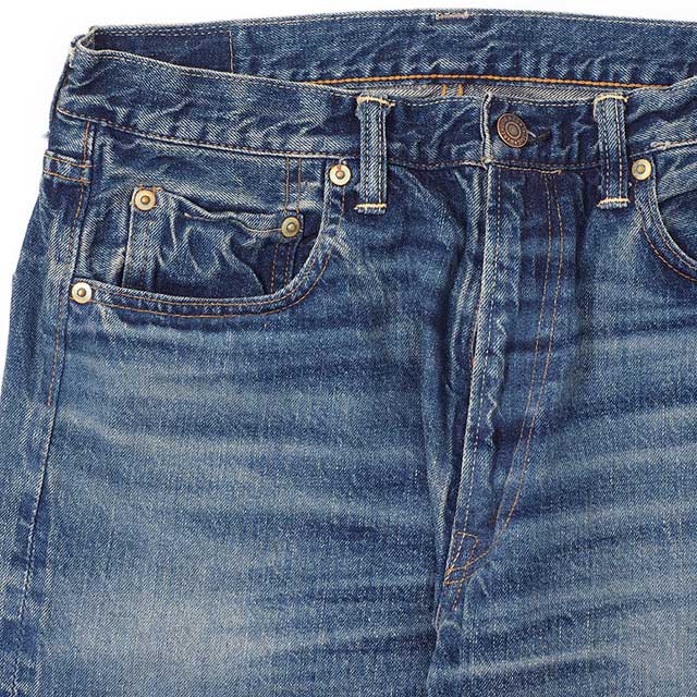 WAREHOUSE���������ϥ��� 2ND-HAND 1105��(USED WASH)��������ɥϥ�ɡ��ǥ˥� �����󥺡�indigo �桼���ɥ����å���