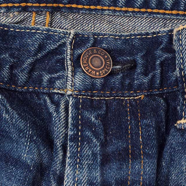 WAREHOUSE���������ϥ��� 2ND-HAND 1105��(USED WASH)��������ɥϥ�ɡ��ǥ˥� �����󥺡�indigo �桼���ɥ����å���