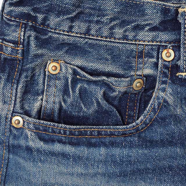 WAREHOUSE���������ϥ��� 2ND-HAND 1105��(USED WASH)��������ɥϥ�ɡ��ǥ˥� �����󥺡�indigo �桼���ɥ����å���