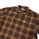 Carhartt �����ϡ��ȡ�L/S Flannel Shirt ���󥰥��꡼�� �ե��ͥ� ����ġ������å�����col.BROWN��YELLOW��size:2XL��ORIGINAL FIT ���ꥸ�ʥ�ե��åȡ�COTTON100%����USED �桼���ɡۡ���šۡ�Ź�޻����Բġ�