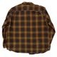 Carhartt �����ϡ��ȡ�L/S Flannel Shirt ���󥰥��꡼�� �ե��ͥ� ����ġ������å�����col.BROWN��YELLOW��size:2XL��ORIGINAL FIT ���ꥸ�ʥ�ե��åȡ�COTTON100%����USED �桼���ɡۡ���šۡ�Ź�޻����Բġ�