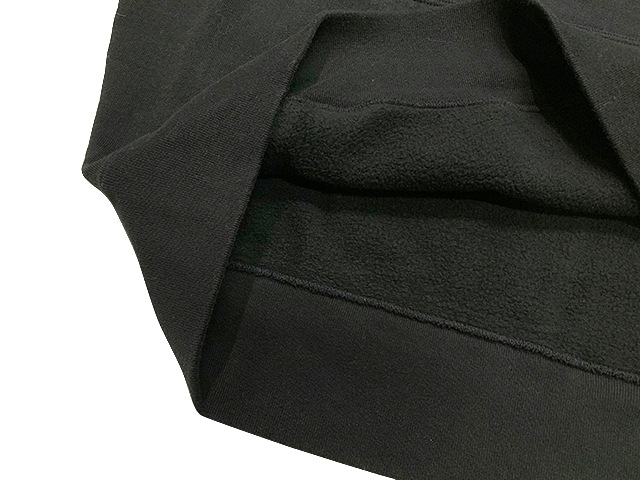 Cloveru �������Х롡WIDE SWEAT CREW "AOKI MUJI" �磻�� �������å� ���롼 "������ �ॸ"�����롼�ͥå��������åȡ�BLACK �֥�å�