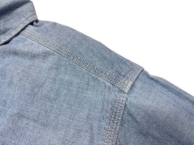 Carhartt �����ϡ��ȡ�Chambray L/S Shirts �����֥졼����ġ�col.BLUE��size:2XL��COTTON100%����USED �桼���ɡۡ���šۡ�Ź�޻����Բġ�