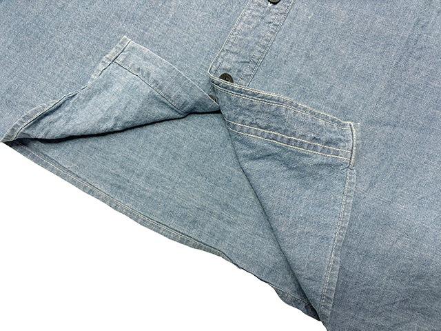 Carhartt �����ϡ��ȡ�Chambray L/S Shirts �����֥졼����ġ�col.BLUE��size:2XL��COTTON100%����USED �桼���ɡۡ���šۡ�Ź�޻����Բġ�