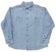 Carhartt �����ϡ��ȡ�Chambray L/S Shirts �����֥졼����ġ�col.BLUE��size:2XL��COTTON100%����USED �桼���ɡۡ���šۡ�Ź�޻����Բġ�