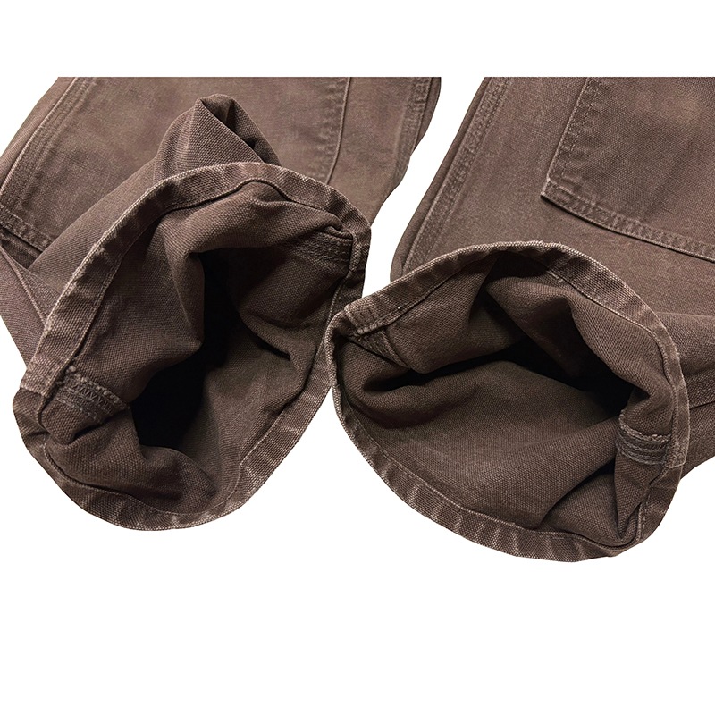 Carhartt �����ϡ��ȡ�Double Knee Painter Pants ���֥�ˡ� �ڥ��󥿡��ѥ�ġ�col.BROWN��size:W38��L30ɽ�������å����ϡ�COTTON100% ��USED �桼���ɡۡ���šۡ�Ź�޻����Բġ�