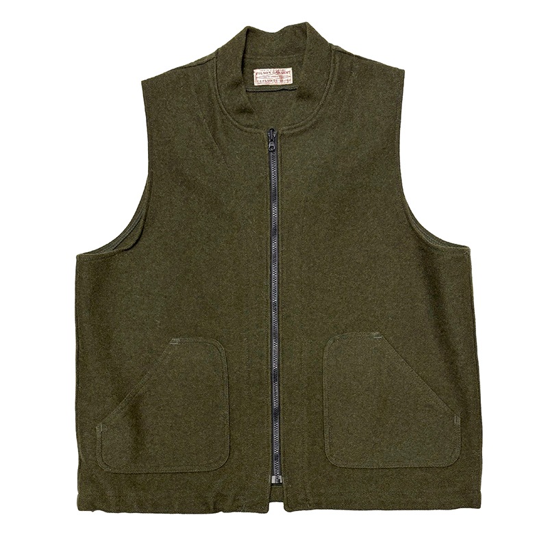 FILSON �ե��륽��WOOL VEST ������ �٥��ȡ�col:OLIVE��size:ɽ���ʤ�(XL����)��100�� VIRGIN WOOL����USED �桼���ɡۡ���š�