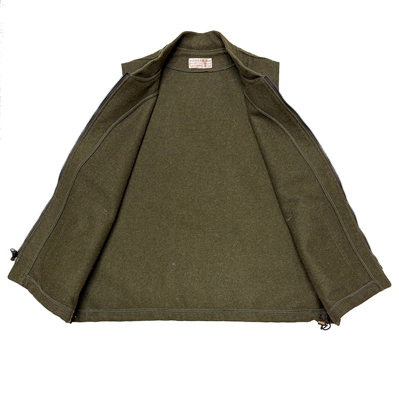 FILSON �ե��륽��WOOL VEST ������ �٥��ȡ�col:OLIVE��size:ɽ���ʤ�(XL����)��100�� VIRGIN WOOL����USED �桼���ɡۡ���š�