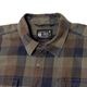 Carhartt �����ϡ��ȡ�L/S Flannel Shirt ���󥰥��꡼�� �ե��ͥ� ����ġ������å�����col.GREEN��BROWN��size:XL��LOOSE FIT �롼���ե��åȡ�COTTON100%����USED �桼���ɡۡ���šۡ�Ź�޻����Բġ�