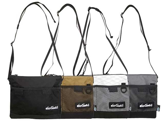WILDTHINGS���磻��ɥ��󥰥���SACOCHE SHOULDER �����å��奷������ X-PAC ���å����ѥå���5��(BLACK/BEIGE/WHITE/GRAY/CAMO)