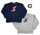 SALE 30%OFF Cloveru Х롡WIDE "WING FOOT CREW" 磻  " եå 롼"롼ͥååȡ2(GRAY/NAVY)
