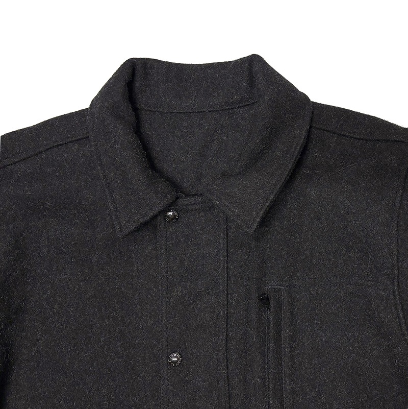 FILSON �ե��륽��WOOL WEEKENDER COAT ������ ��������������� �����ȡ�col:DARK CHARCOAL��size:XL��100�� VIRGIN WOOL���쥿����Made in U.S.A.����USED �桼���ɡۡ���š�