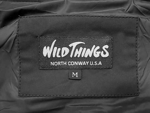 WILD THINGS �磻��ɥ��󥰥���LIGHT MONSTER PARKA �饤�ȥ�󥹥����ѡ�����BLACK �֥�å�