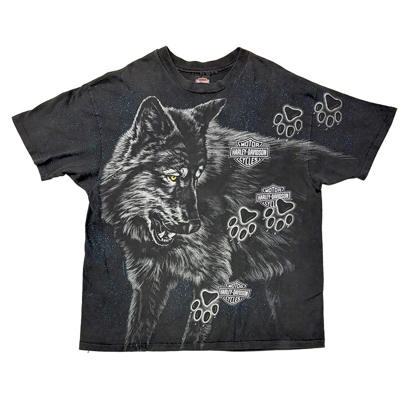 90s��Harley-Davidson �ϡ��졼���ӥåɥ���SHORT SLEEVE T-SHIRTS ���硼�ȥ��꡼�� T����ġ�col:BLACK��size:XXL��������COTTON100%��Made in U.S.A.����VINTAGE �ӥ�ơ����ۡ���šۡ�Ź�޻����Բġ�