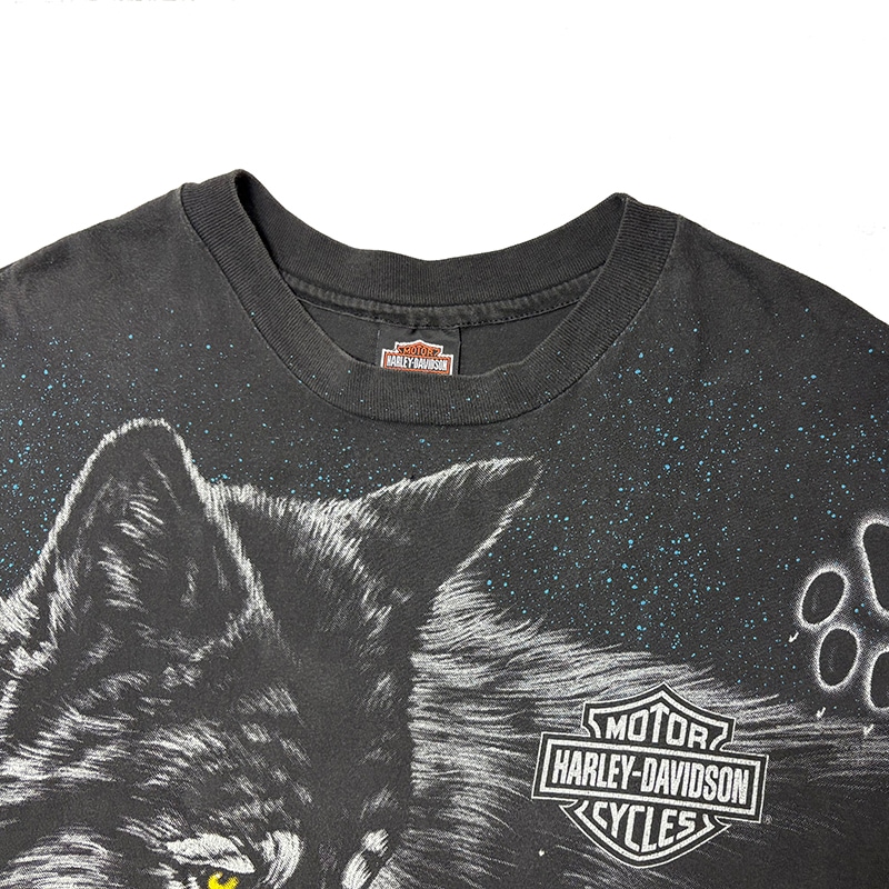 90s��Harley-Davidson �ϡ��졼���ӥåɥ���SHORT SLEEVE T-SHIRTS ���硼�ȥ��꡼�� T����ġ�col:BLACK��size:XXL��������COTTON100%��Made in U.S.A.����VINTAGE �ӥ�ơ����ۡ���šۡ�Ź�޻����Բġ�