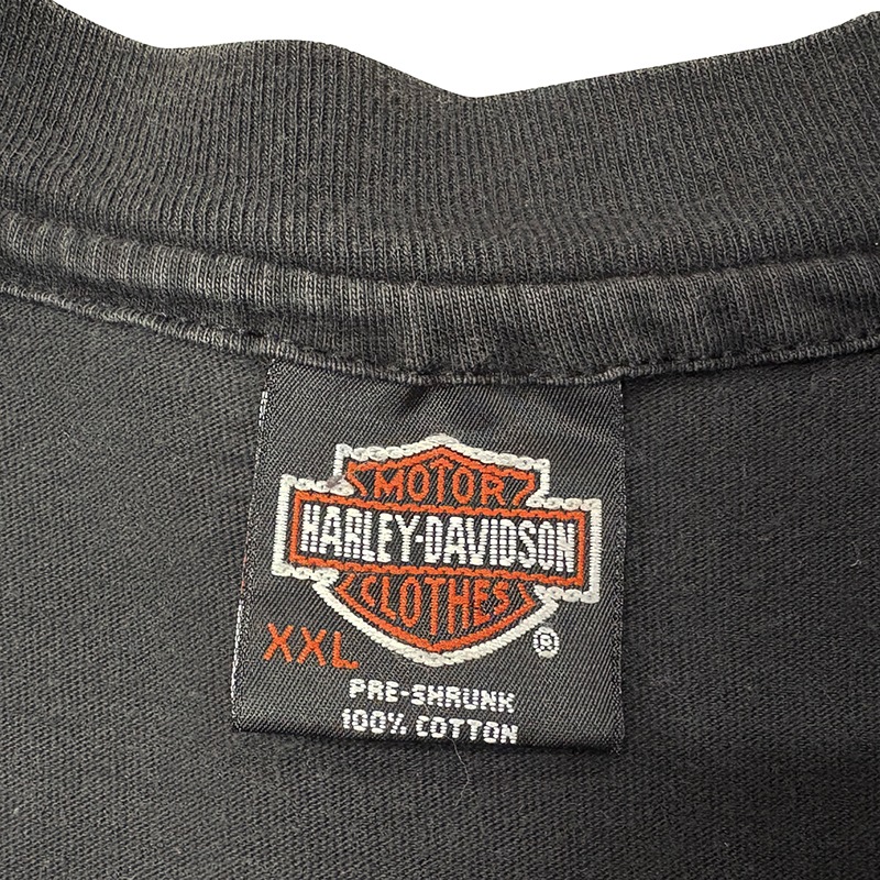 90s��Harley-Davidson �ϡ��졼���ӥåɥ���SHORT SLEEVE T-SHIRTS ���硼�ȥ��꡼�� T����ġ�col:BLACK��size:XXL��������COTTON100%��Made in U.S.A.����VINTAGE �ӥ�ơ����ۡ���šۡ�Ź�޻����Բġ�