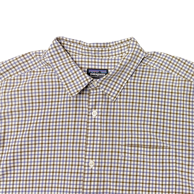 patagonia �ѥ����˥���S/S SHIRTS ���硼�ȥ��꡼�� ����ġ�col.PURPLE��BROWN��size:XL�����åȥ�ݥ��Ǻࡡ��USED �桼���ɡۡ���šۡ�Ź�޻����Բġ�