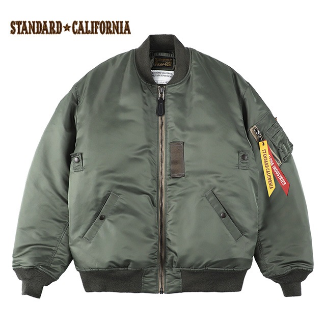 スタンダードカリフォルニア　ALPHA×SD MA-1 STANDARD CALIFORNIA スタンダードカリフォルニア Alpha × SD MA-1