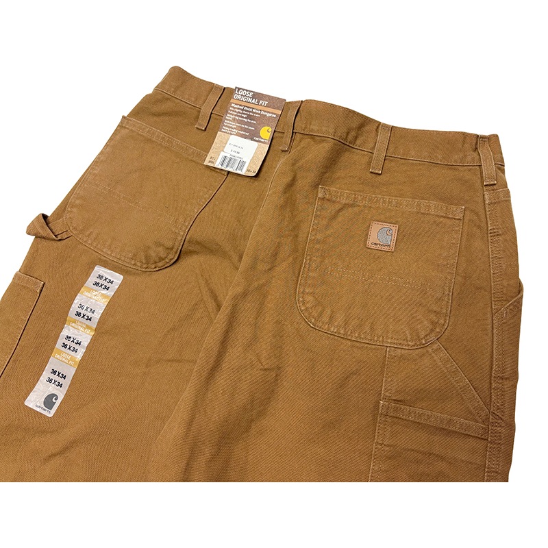 ��SALE 20%OFF�ۡ�̤�����ʡ� Carhartt �����ϡ��ȡ�Single Knee Painter Pants ���󥰥�ˡ� �ڥ��󥿡��ѥ�ġ�col.BROWN DUCK��size:W36��L34ɽ�������å����ϡ�COTTON100% ����šۡ�Ź�޻����Բġ�