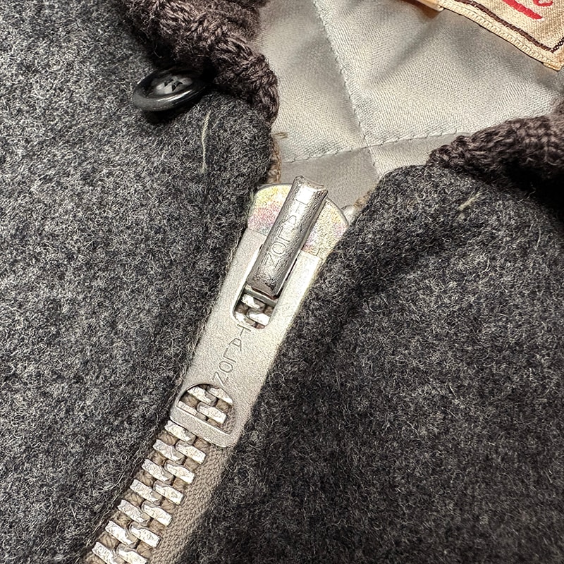 60s��Lakeland �쥤�����ɡ�CLICKER ����å�����Pharaoh Jacket �ե��饪���㥱�åȡ�col:GRAY��size:48�����󥰥�������󡡥ǥ�TALON����˥�������åȡ���VINTAGE �ӥ�ơ����ۡ���š�