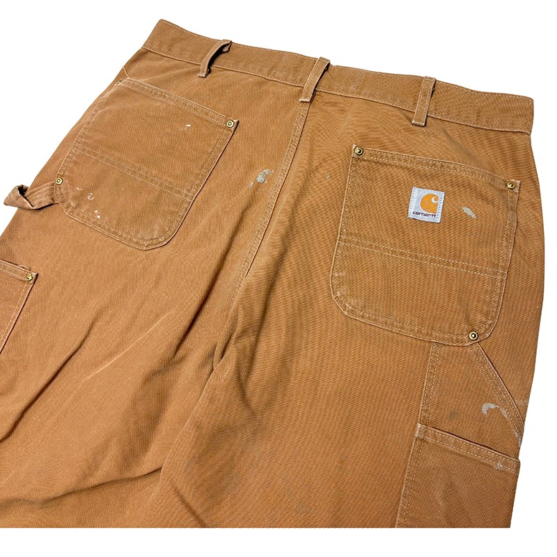 Carhartt �����ϡ��ȡ�Double Knee Painter Pants ���֥�ˡ� �ڥ��󥿡��ѥ�ġ��ڥ����ӡ�col.DUCK BROWN��size:W38��L32ɽ��(����W38��L30)�����å����� ��USED �桼���ɡۡ���šۡ�Ź�޻����Բġ�