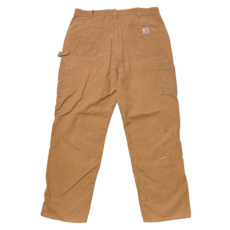 Carhartt �����ϡ��ȡ�Double Knee Painter Pants ���֥�ˡ� �ڥ��󥿡��ѥ�ġ��ڥ����ӡ�col.DUCK BROWN��size:W38��L32ɽ��(����W38��L30)�����å����� ��USED �桼���ɡۡ���šۡ�Ź�޻����Բġ�