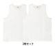 WASEW �諒����ONE DAY TANK TOP (2PACK) ���ǥ� ���󥯥ȥå� 2�����ꡡ��100��WHITE��Made in JAPAN��������