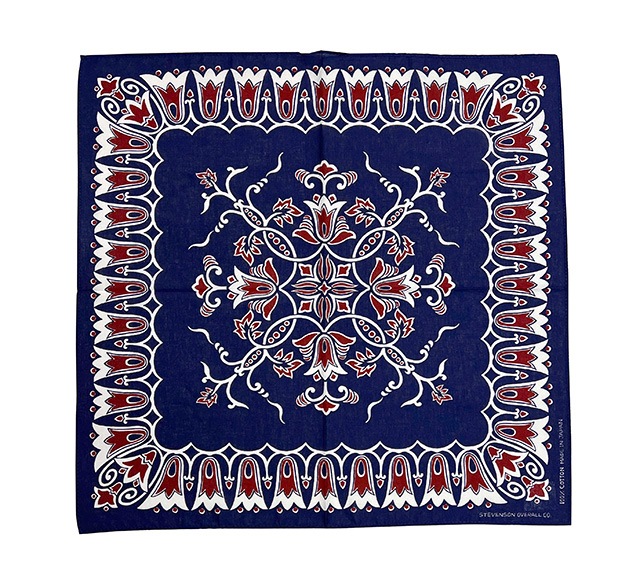 STEVENSON OVERALL CO.�����ƥ����֥󥽥� �����С������롡 Bandana BD��2����NAVY/RED�˥Х���ʡ���100��