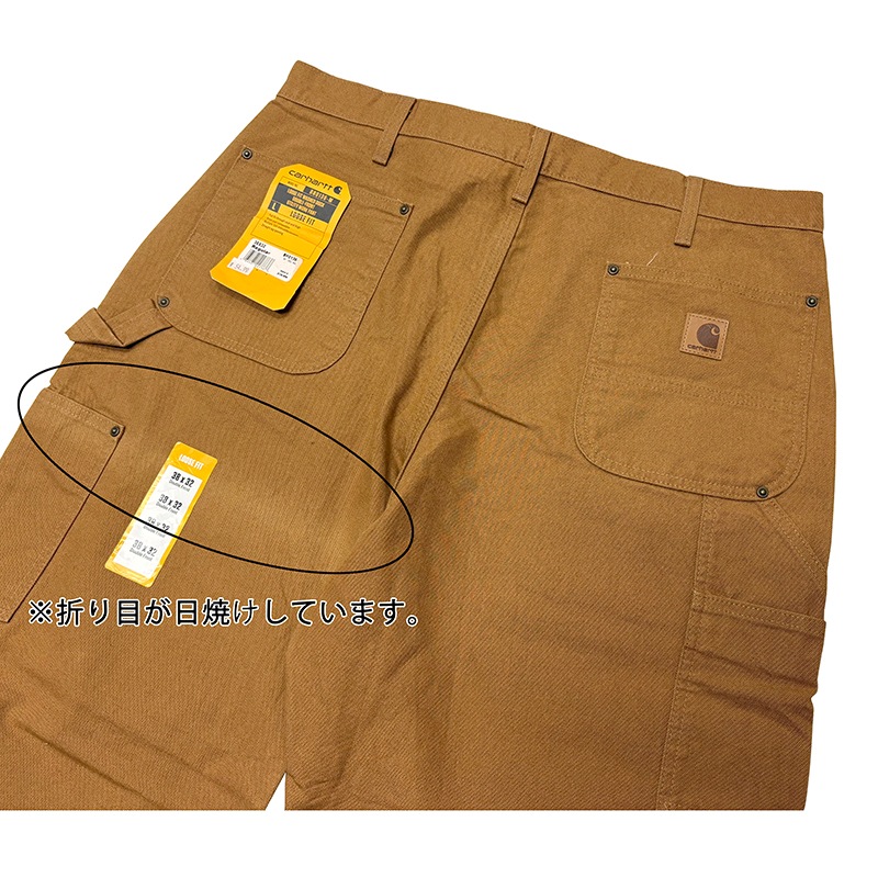 ��SALE 20%OFF�ۡ�̤�����ʡ� Carhartt �����ϡ��ȡ�Double Knee Painter Pants ���֥�ˡ� �ڥ��󥿡��ѥ�ġ�col.BROWN DUCK��size:W38��L32ɽ�������å����ϡ�COTTON100% ����šۡ�Ź�޻����Բġ�