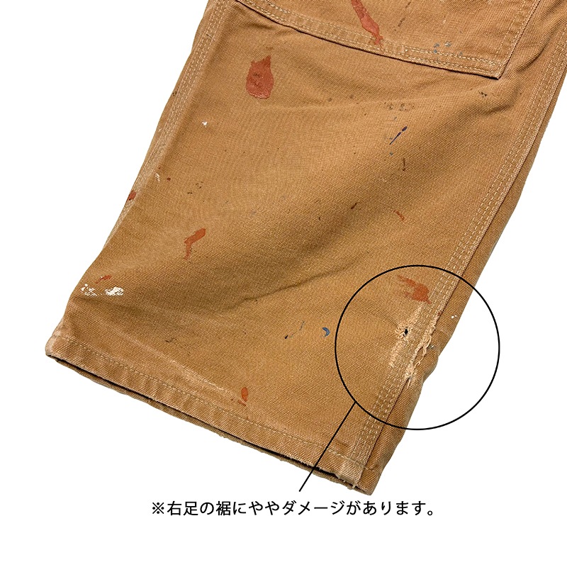 Carhartt �����ϡ��ȡ�Double Knee Painter Pants ���֥�ˡ� �ڥ��󥿡��ѥ�ġ��ڥ����ӡ�col.DUCK BROWN��size:W38��L32ɽ��(����W38��L31)�����å����� ��USED �桼���ɡۡ���šۡ�Ź�޻����Բġ�