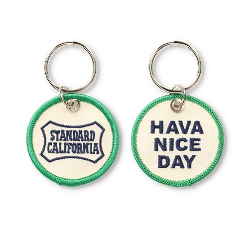 STANDARD CALIFORNIA ����������ɥ���ե���˥� �� HIGHTIDE �� SD Stitch Work Key Holder ���ƥå� ��� �����ۥ������2����WHITE/BROWN��