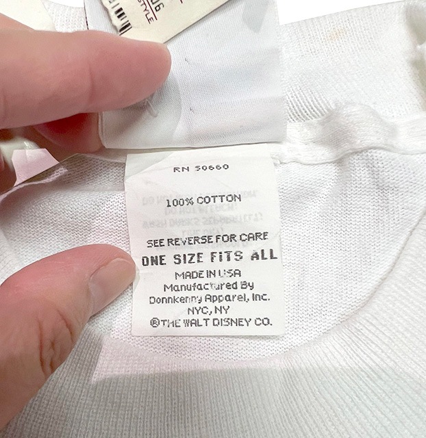 ��SALE 30%OFF�ۡ�DEADSTOCK��Mickey mouse T����ġ�BIG PRINT �ߥå����ޥ�����color:WHITE ����ꥫ���ڥǥåɥ��ȥå��ۡ�VINTAGE ������ơ����ۡ�Ź�޻����Բġ�