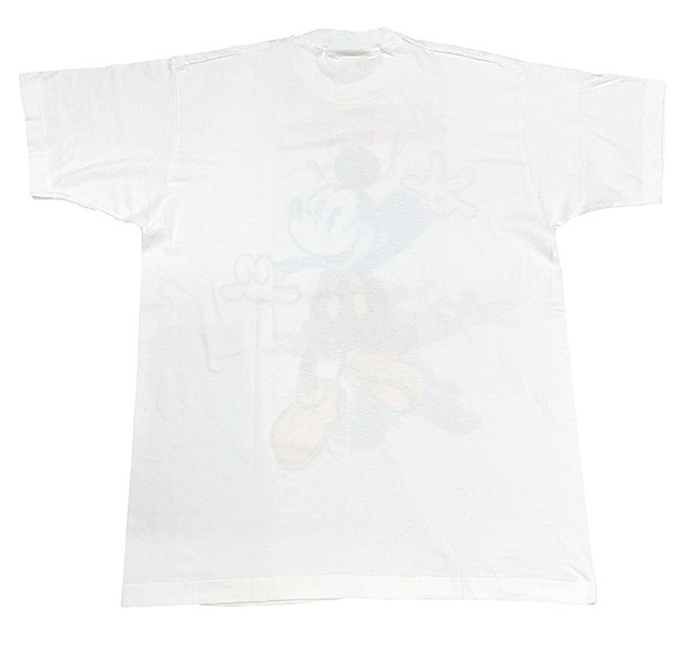 ��SALE 30%OFF�ۡ�DEADSTOCK��Mickey mouse T����ġ�BIG PRINT �ߥå����ޥ�����color:WHITE ����ꥫ���ڥǥåɥ��ȥå��ۡ�VINTAGE ������ơ����ۡ�Ź�޻����Բġ�