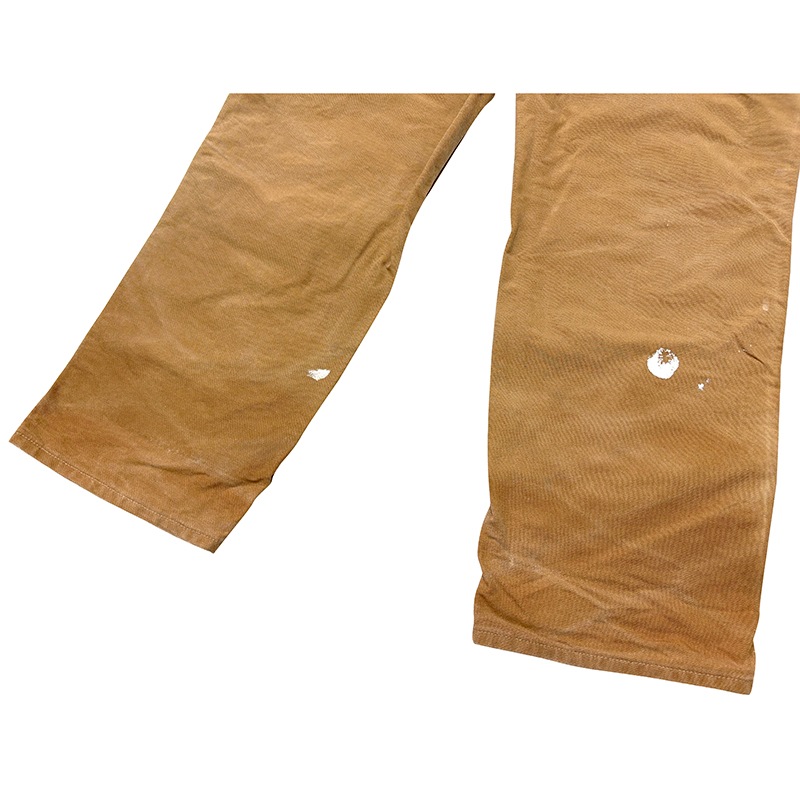 Carhartt �����ϡ��ȡ�Double Knee Painter Pants ���֥�ˡ� �ڥ��󥿡��ѥ�ġ��ڥ����ӡ�col.DUCK BROWN��size:W38��L32ɽ��(����W39��L32)�����å����ϡ�Made in U.S.A.  ��USED �桼���ɡۡ���šۡ�Ź�޻����Բġ�