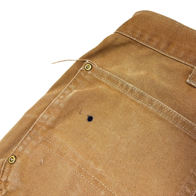 Carhartt �����ϡ��ȡ�Double Knee Painter Pants ���֥�ˡ� �ڥ��󥿡��ѥ�ġ��ڥ����ӡ�col.DUCK BROWN��size:W38��L32ɽ��(����W39��L32)�����å����ϡ�Made in U.S.A.  ��USED �桼���ɡۡ���šۡ�Ź�޻����Բġ�