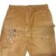Carhartt �����ϡ��ȡ�Double Knee Painter Pants ���֥�ˡ� �ڥ��󥿡��ѥ�ġ��ڥ����ӡ�col.DUCK BROWN��size:W38��L32ɽ��(����W39��L32)�����å����ϡ�Made in U.S.A.  ��USED �桼���ɡۡ���šۡ�Ź�޻����Բġ�