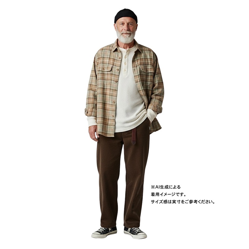 90s��Polo by Ralph Lauren �ݥ� ���ե������L/S Flannel Shirt ���󥰥��꡼�� �ե��ͥ� ����ġ������å�����col.BEIGE��GREEN��size:XL������ͥ롡��VINTAGE �ӥ�ơ����ۡ���šۡ�Ź�޻����Բġ�