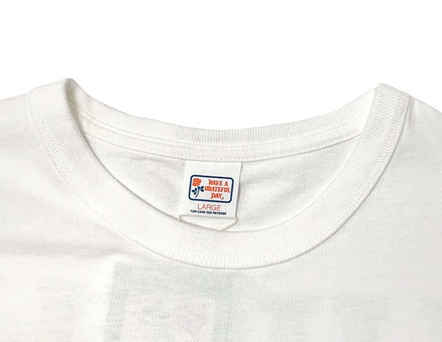 HAVE A GRATEFUL DAY �ϥ� �� ���쥤�ȥե� �ǥ���L/S T-SHIRTS -HIGH TIME ���󥰥��꡼�� T����� -�ϥ� �����ࡡĹµT����ġ�WHITE �ۥ磻�ȡ�����T��2024FW��GOWEST��GOHEMP