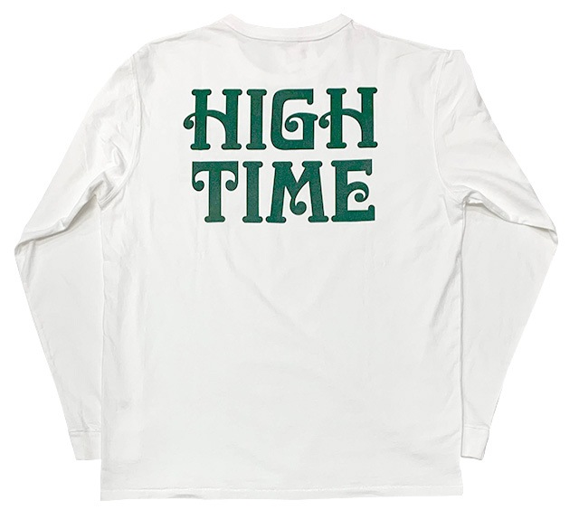 HAVE A GRATEFUL DAY �ϥ� �� ���쥤�ȥե� �ǥ���L/S T-SHIRTS -HIGH TIME ���󥰥��꡼�� T����� -�ϥ� �����ࡡĹµT����ġ�WHITE �ۥ磻�ȡ�����T��2024FW��GOWEST��GOHEMP